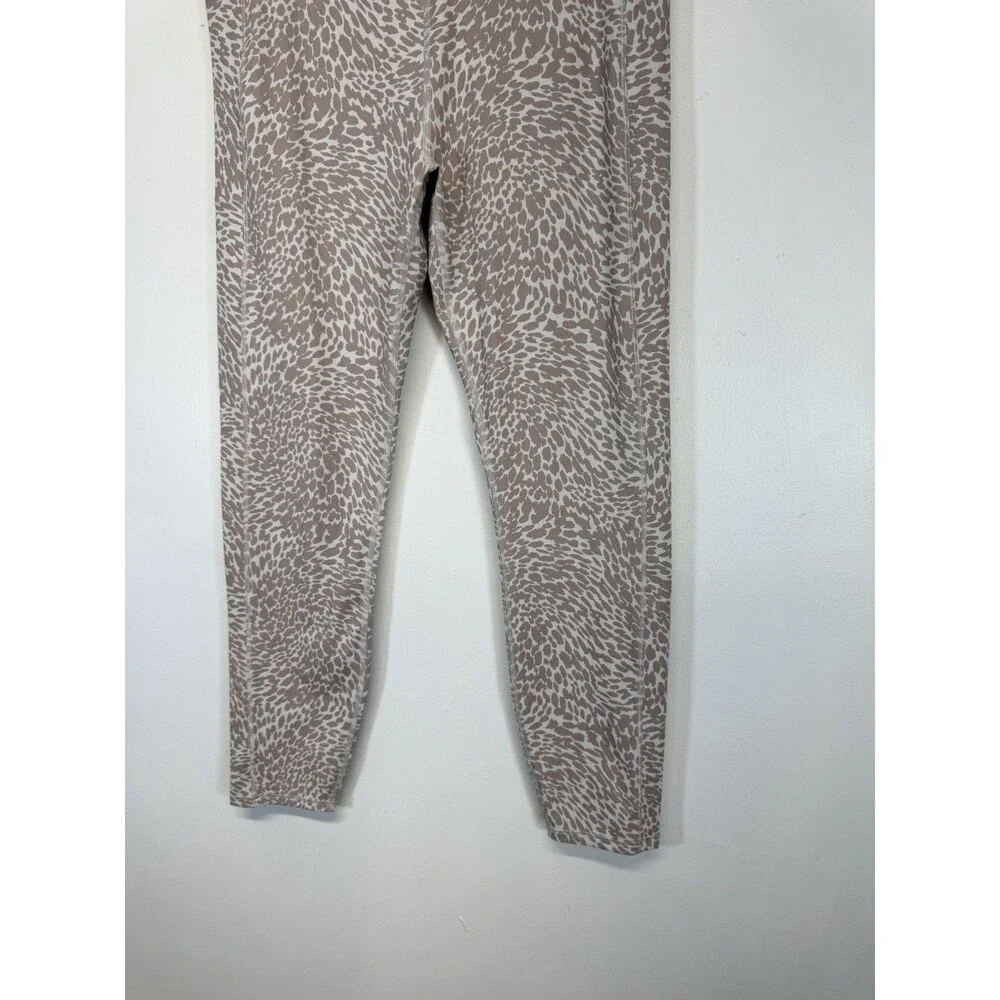 VUORI Womens Studio Pocket Legging Animal Print Drawstring Joggers Gray L - Picture 5 of 16